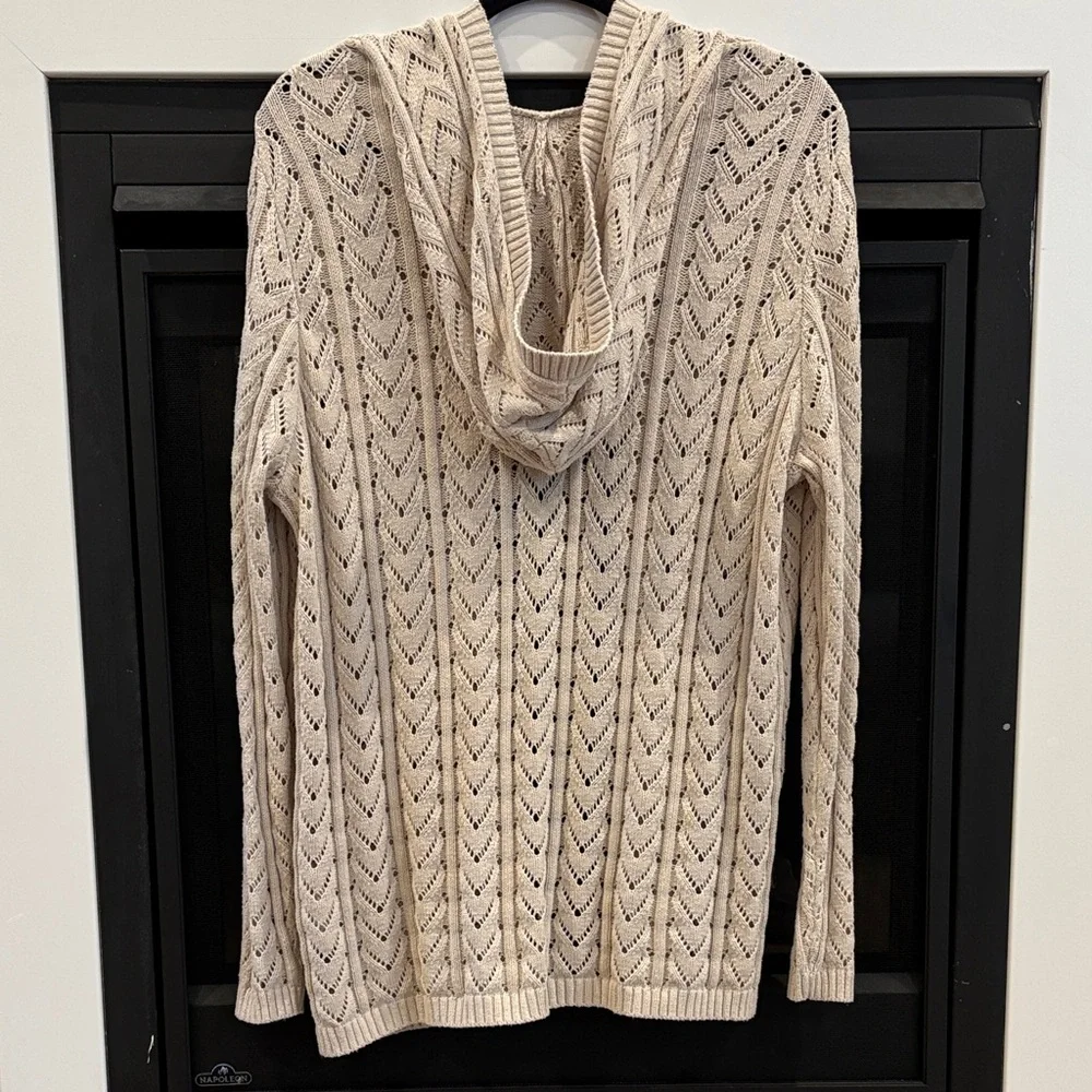 Cable Knit Cream Sweater - Picture 6 of 6